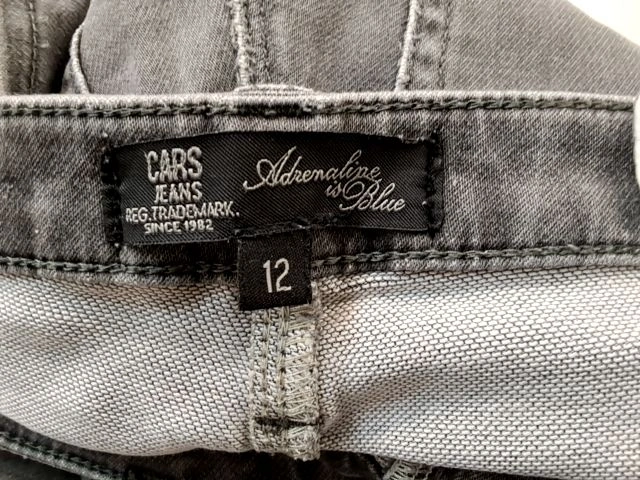 Cars Jeans Slim Fit Jeans Kinder Gr. 152 Grau Sweat Denim Stretch 5