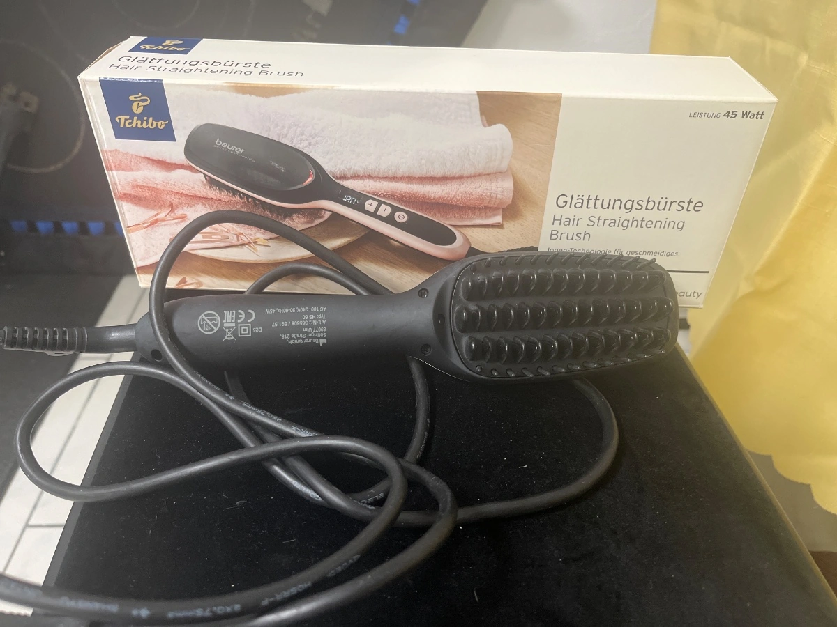 Beurer HS 60 Glätteisen Haarglätter Ionen-Technologie 45W Grau 8