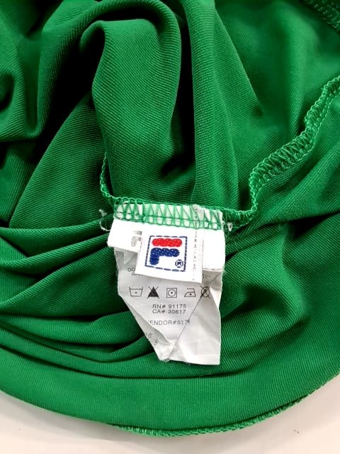 FILA Sport Shirt Damen Grün M Kurzarm Polyester Fitness Tennis 6