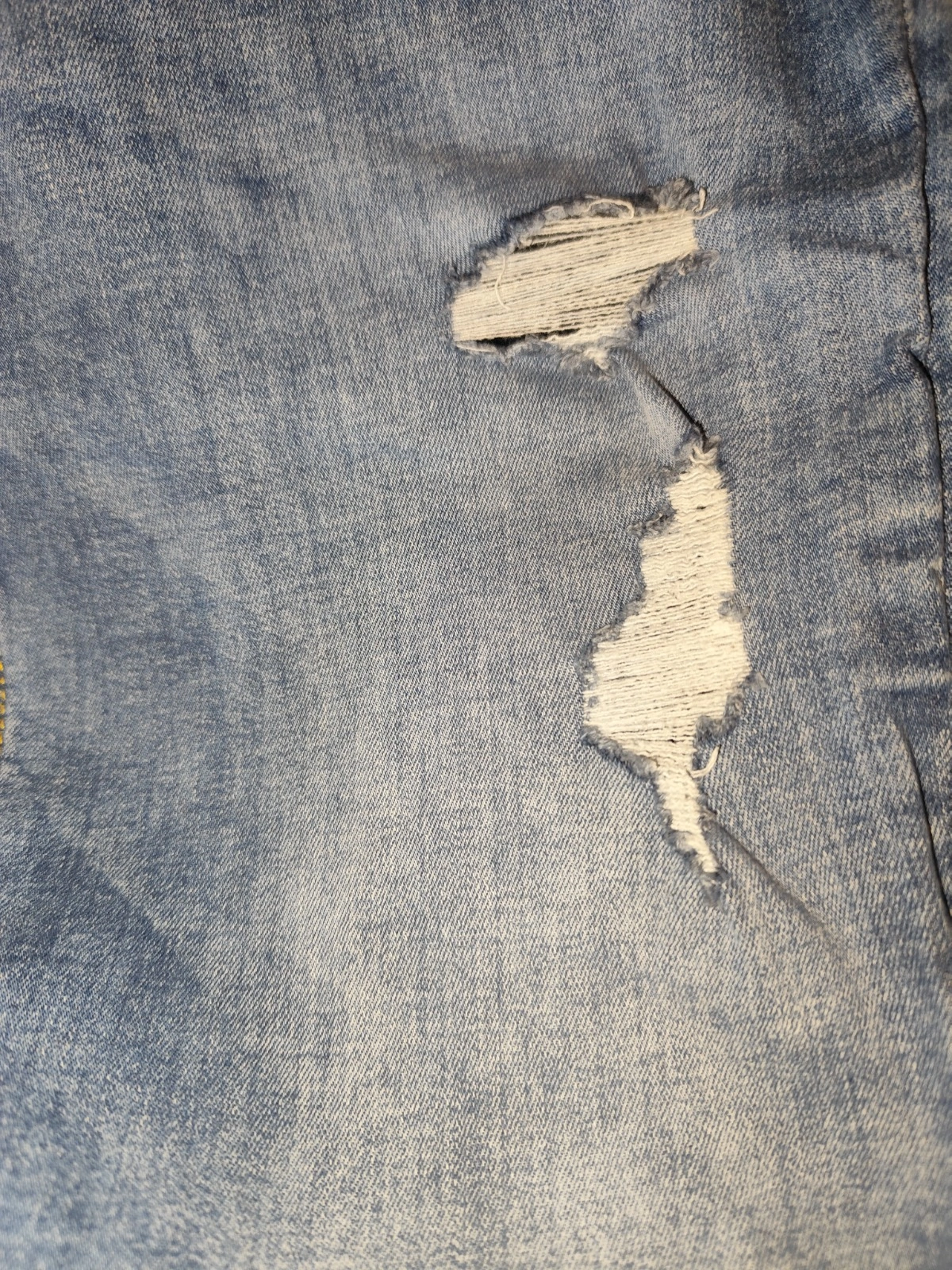 Blue Ridge Kinder Destroyed Jeans Gr. 170 Blau Baumwolle Used Look L30 5