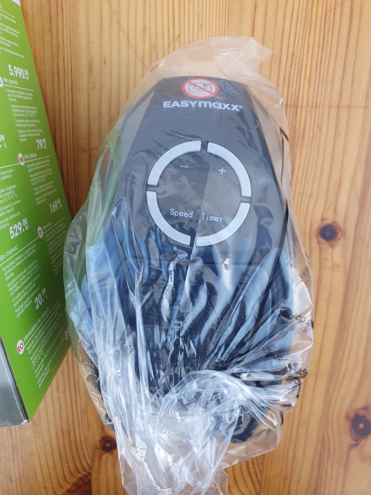 EASYmaxx Mini-Heizung Steckdosen Keramik Heizlüfter 500W Schwarz 5