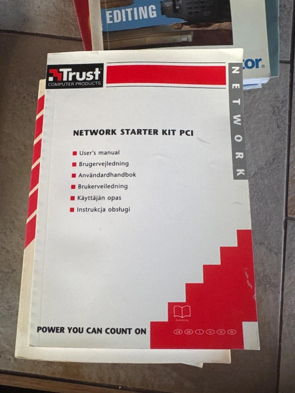 Trust Network Starter Kit PCI Bedienungsanleitung Handbuch Netzwerk 2