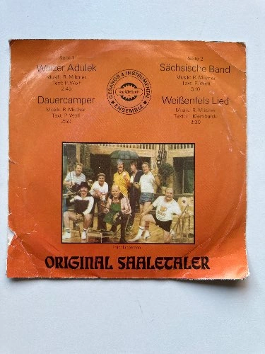 Original Saaletaler - Winzer Adulek & Dauercamper Vinyl Single Schlager 2