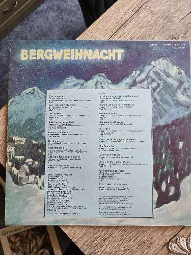 Bergweihnacht AMIGA Vinyl LP Album Schlager Volksmusik Weihnachten 2