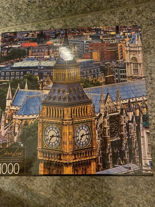 Cardinal Puzzle 1000 Teile London Big Ben Westminster Abbey Chris Lord 2