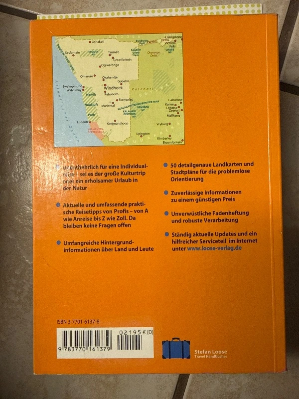 Stefan Loose Reiseführer Namibia Buch mit Karten Autor Stefan Loose 1