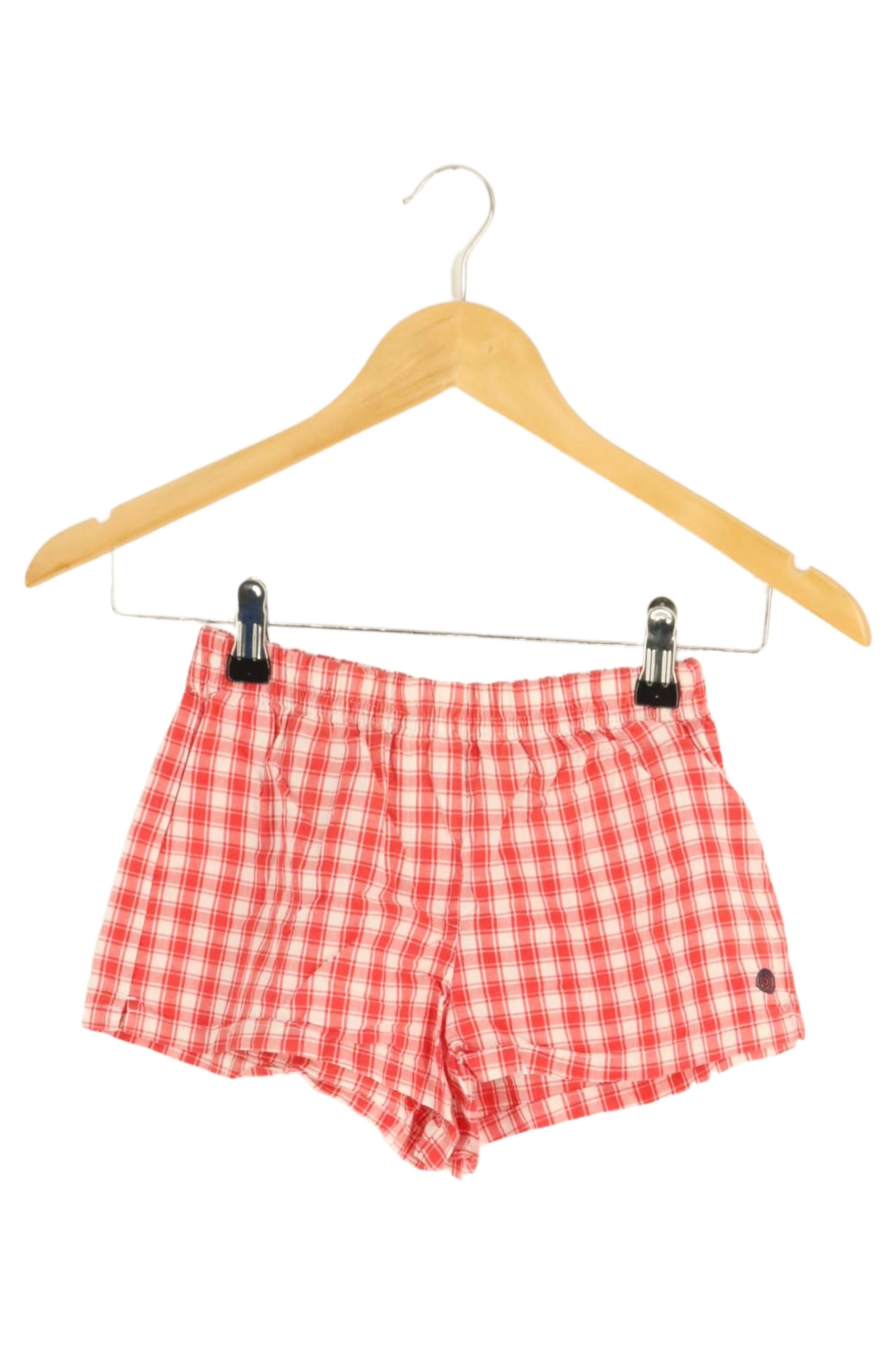 SANETTA Kinder Shorts kariert Rot Einheitsgröße Baumwolle Freizeit 1