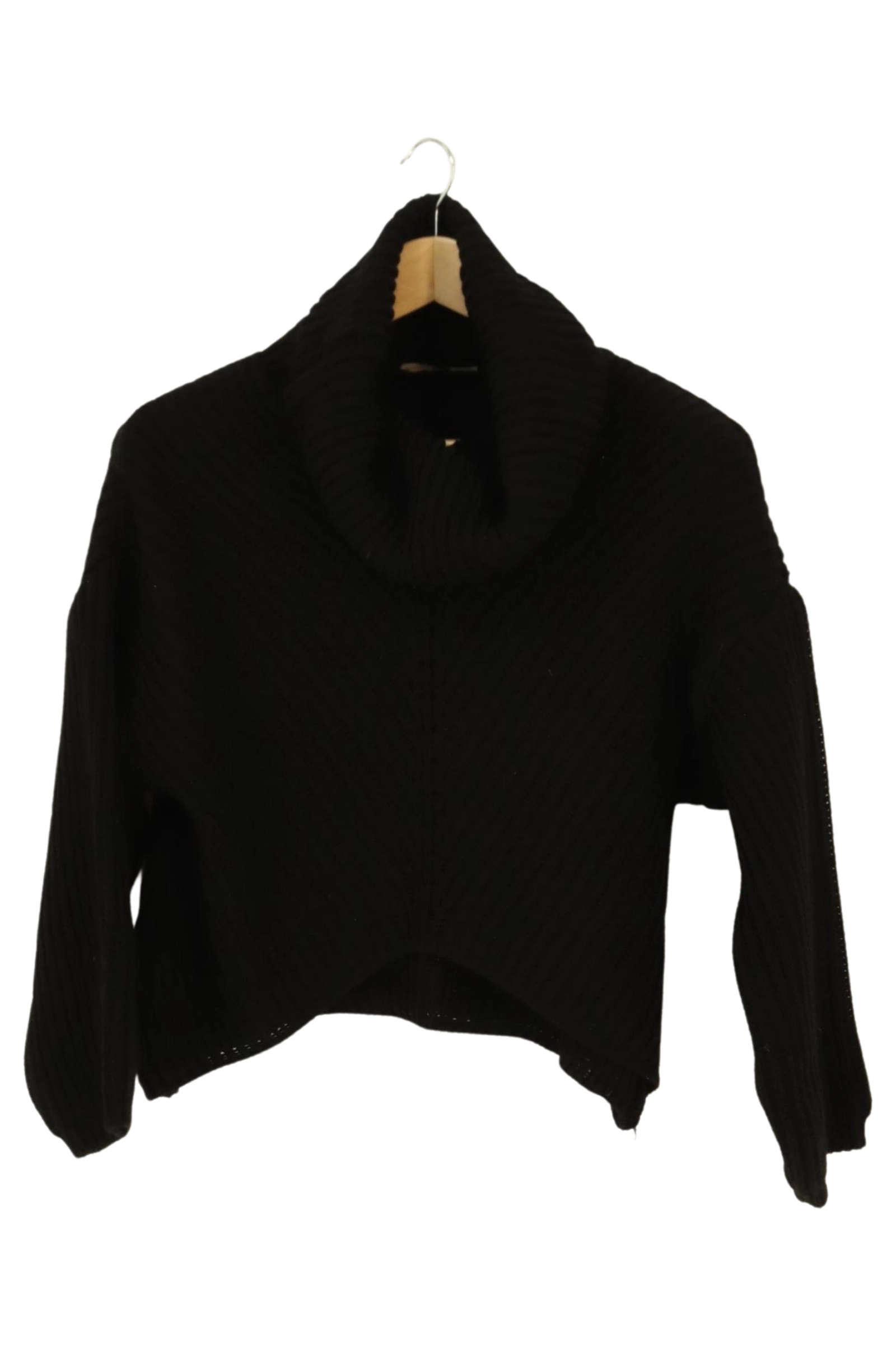 ZAUBERSTERN Damen Pullover Gr. 36/S Schwarz Rollkragen Elegant Strick 1