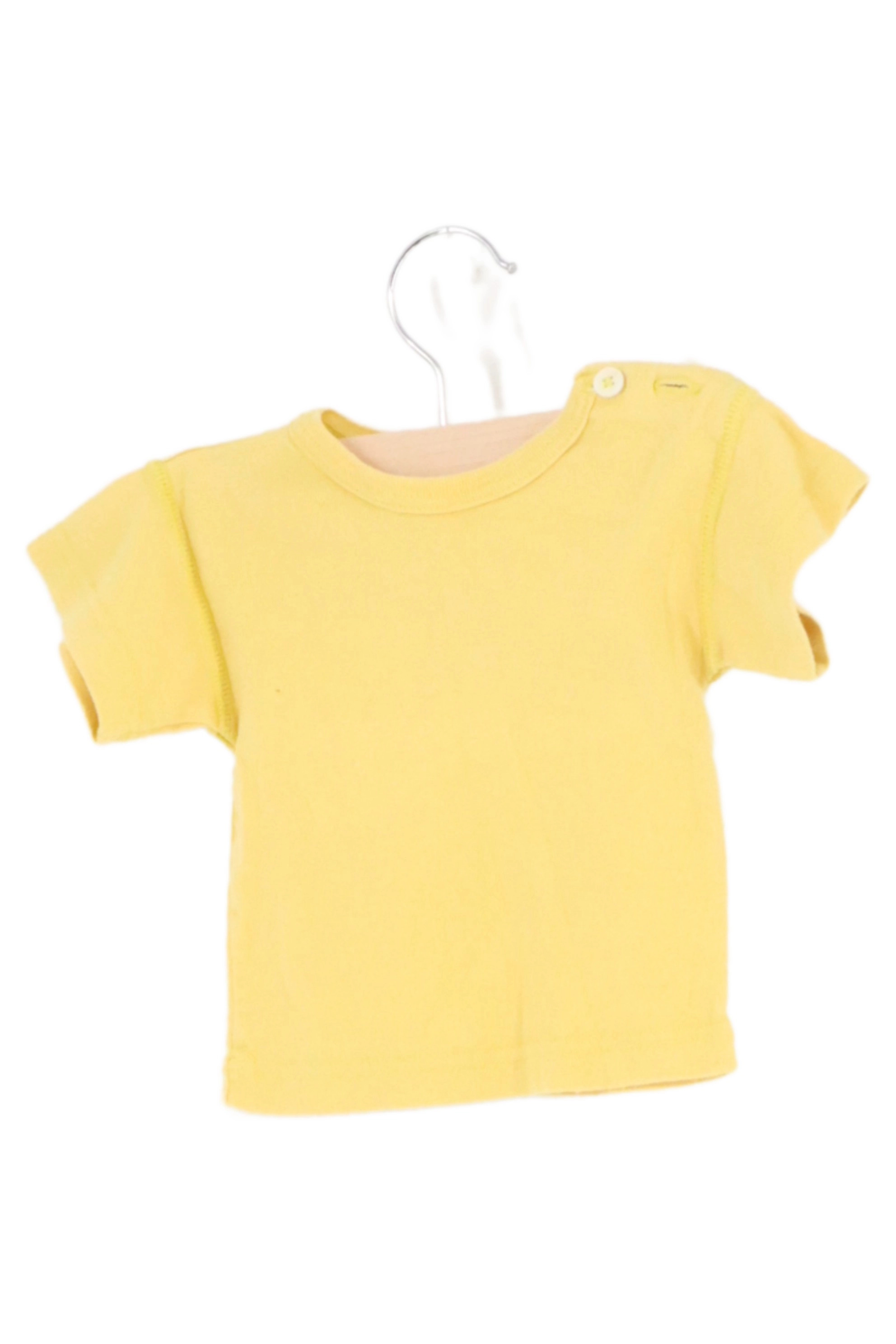 FLAX Kinder T-Shirt Gr. 56 Gelb Klassisch Baumwolle Kurzarm 1
