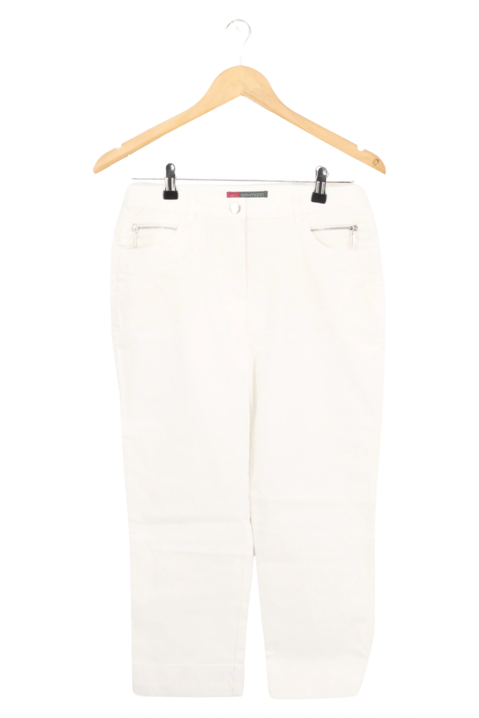 STEHMANN Anzughose Damen M 38 Weiß Elegant Business 1