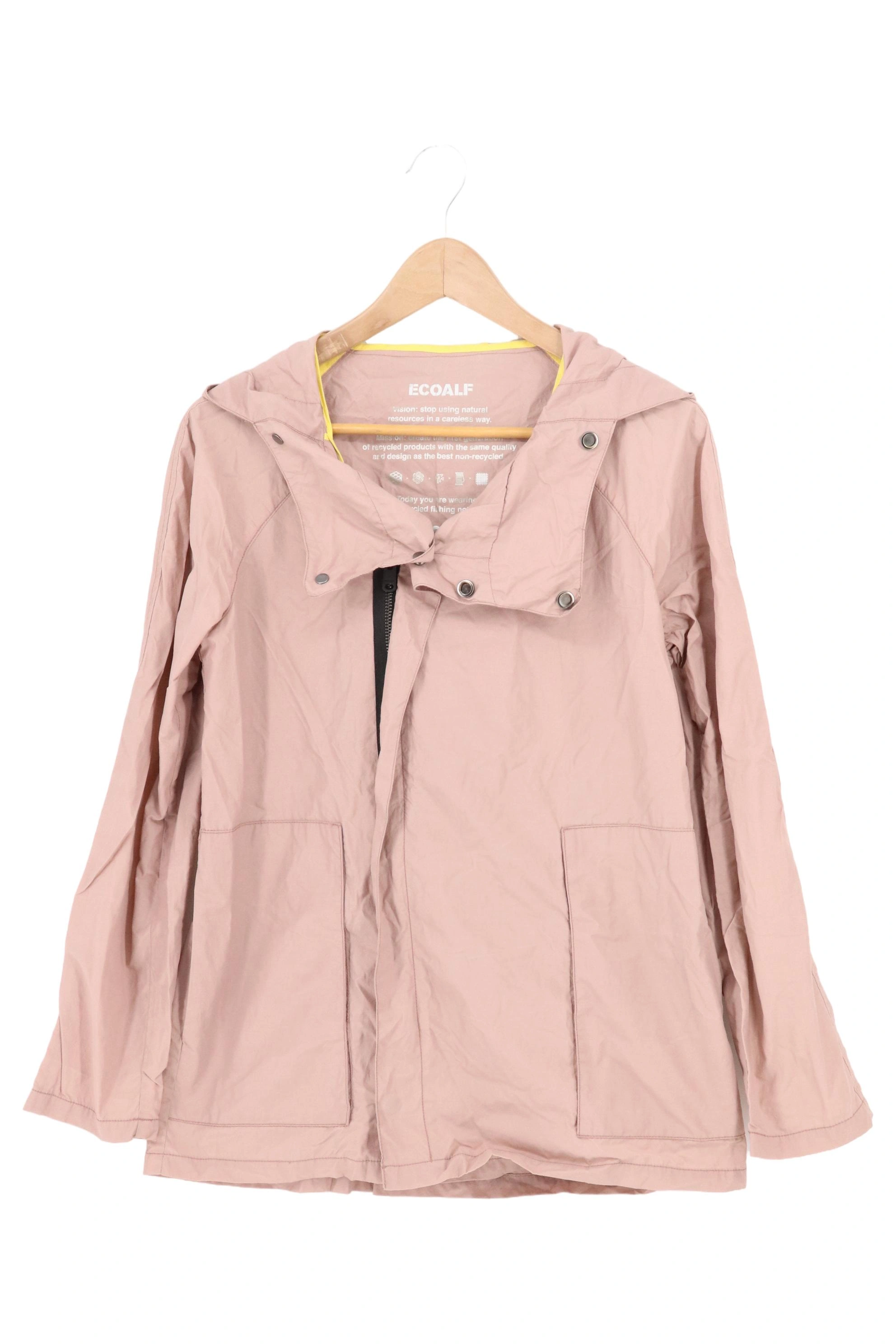 ECOALF Damen Outdoorjacke Gr. S/36 Rosa Casual Modern Kapuze 1