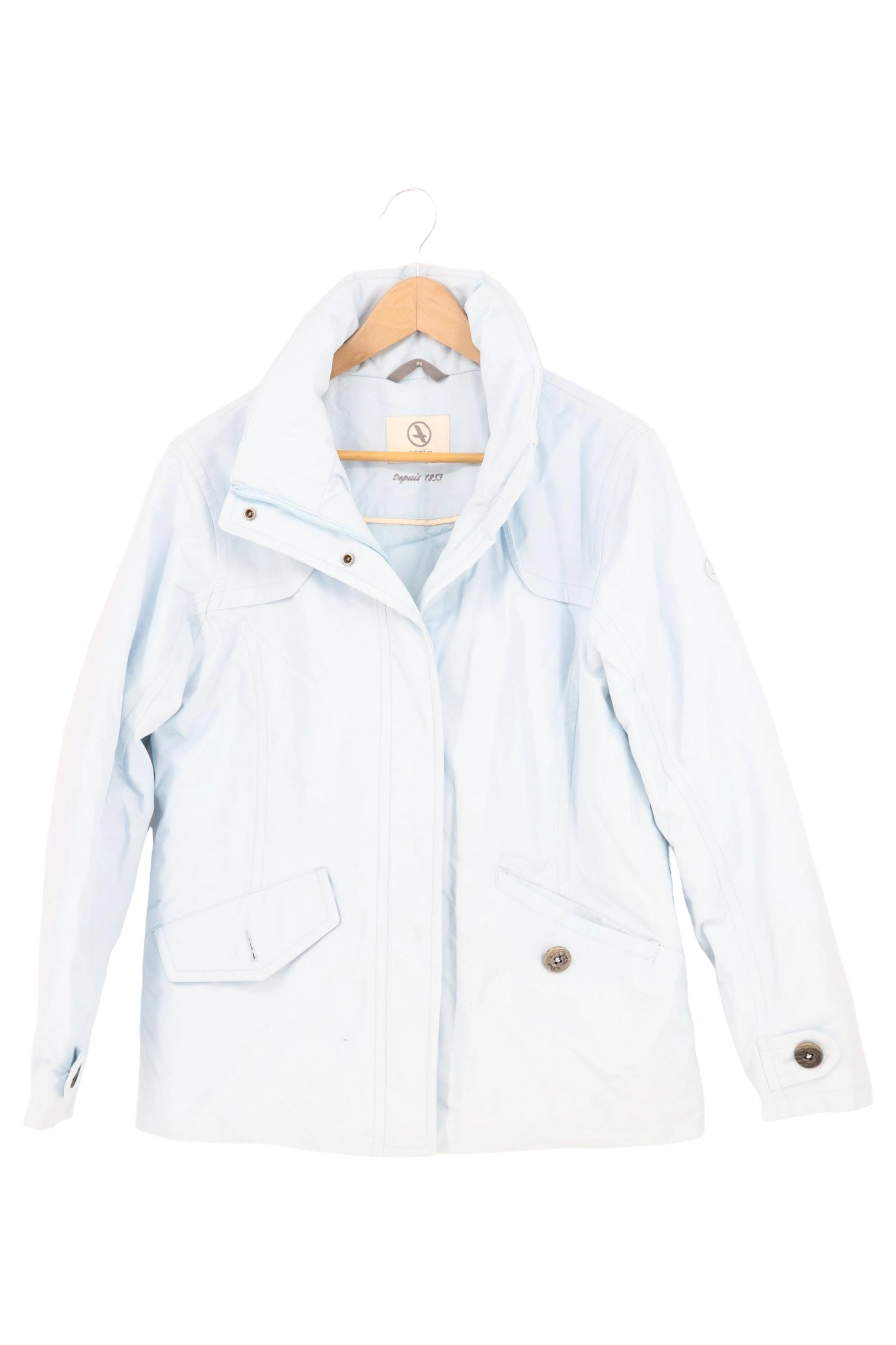 Aigle Damen Outdoorjacke Gr. 40 Blau Polyamid Herbst/Winter 1